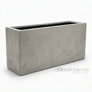 Home matera jardinera cemento 60 cm