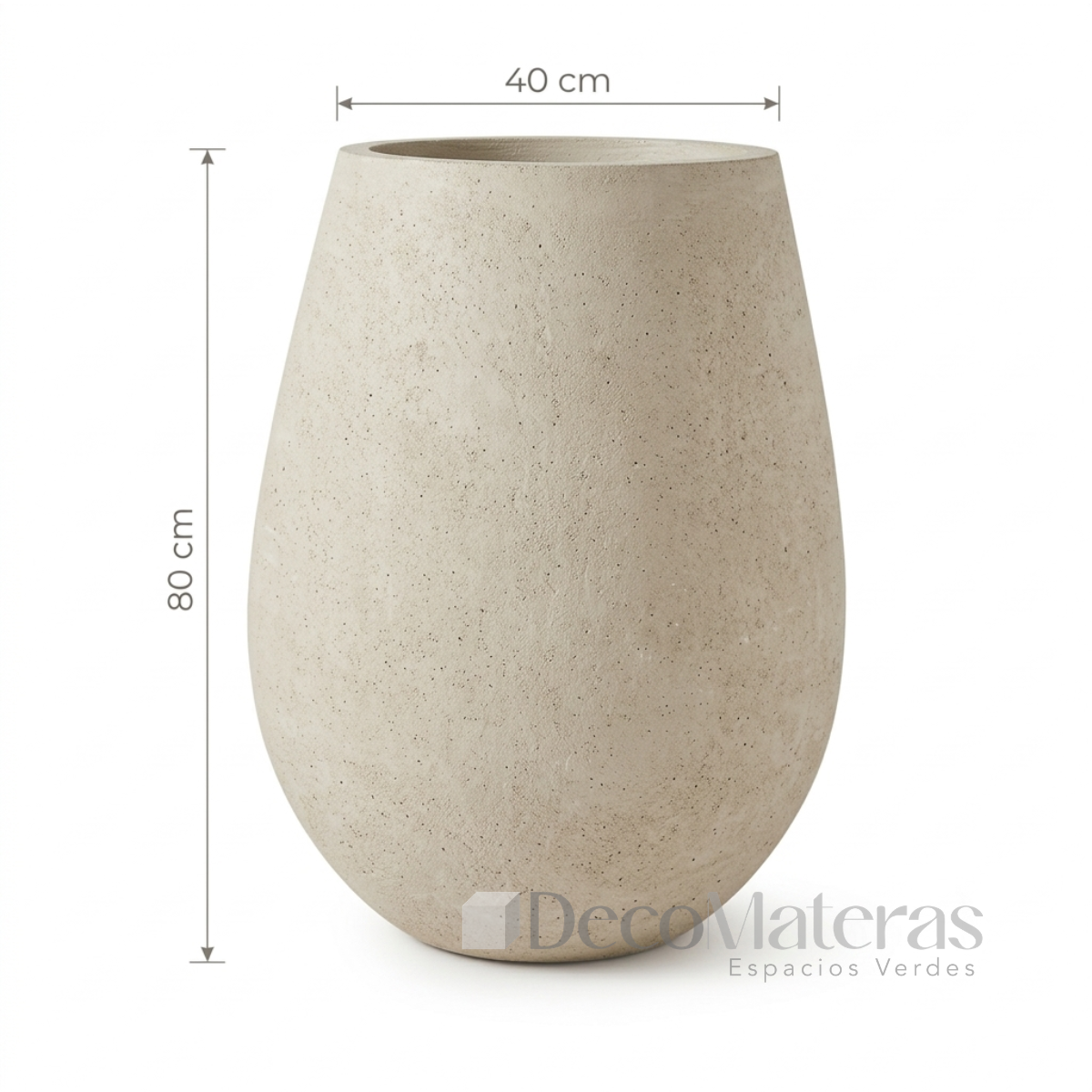 matera tipo gota moderna 60 cm matera tipo gota moderna 60 cm