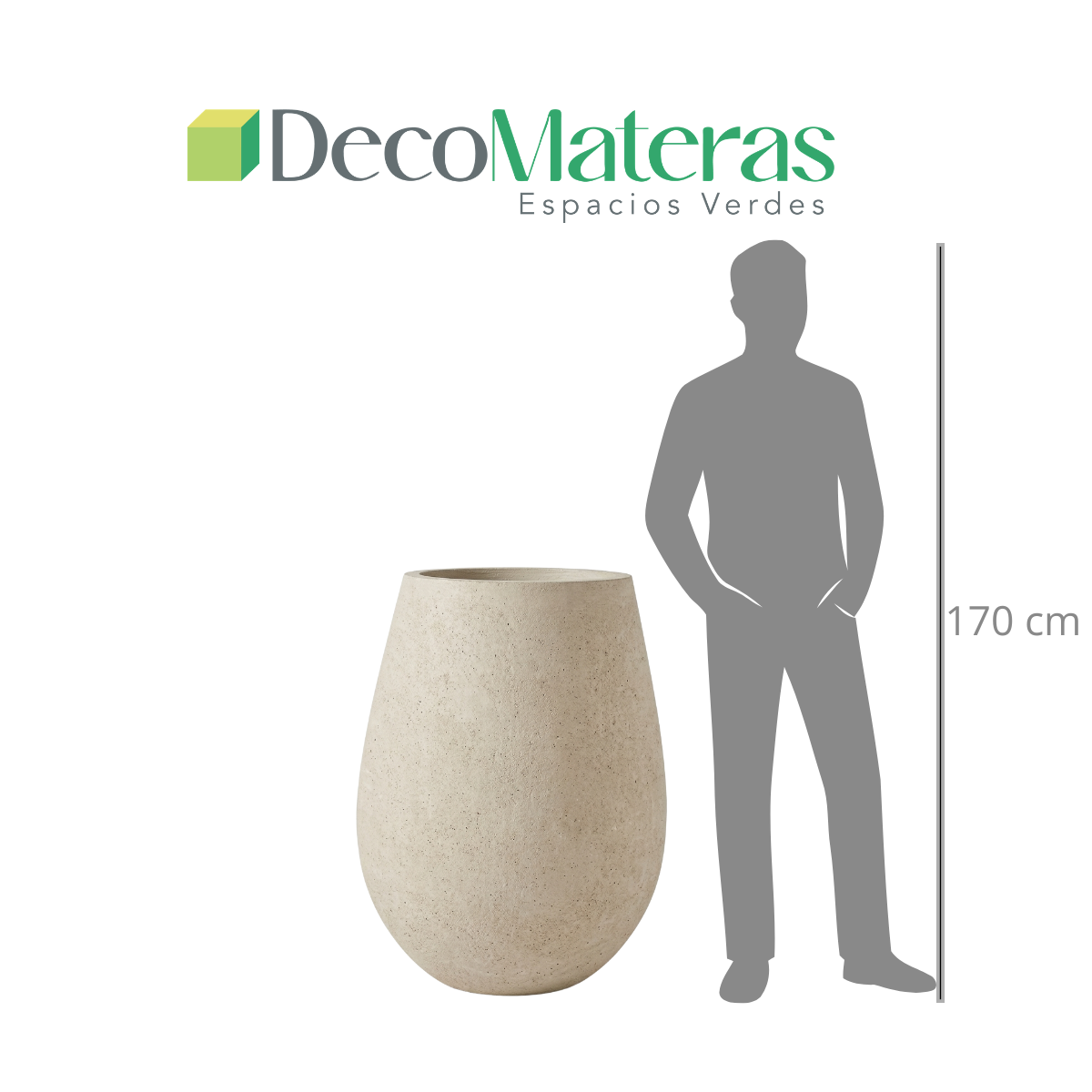 matera tipo gota moderna 60 cm matera tipo gota moderna 60 cm