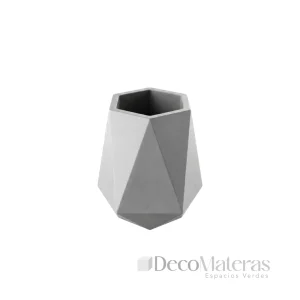 matera en cemento gota geométrica 55